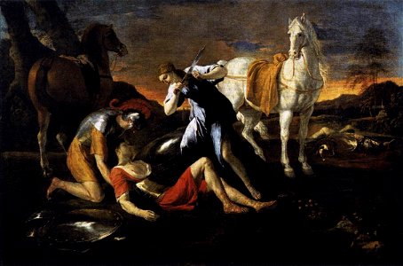 Nicolas Poussin - Tancred and Erminia - WGA18283