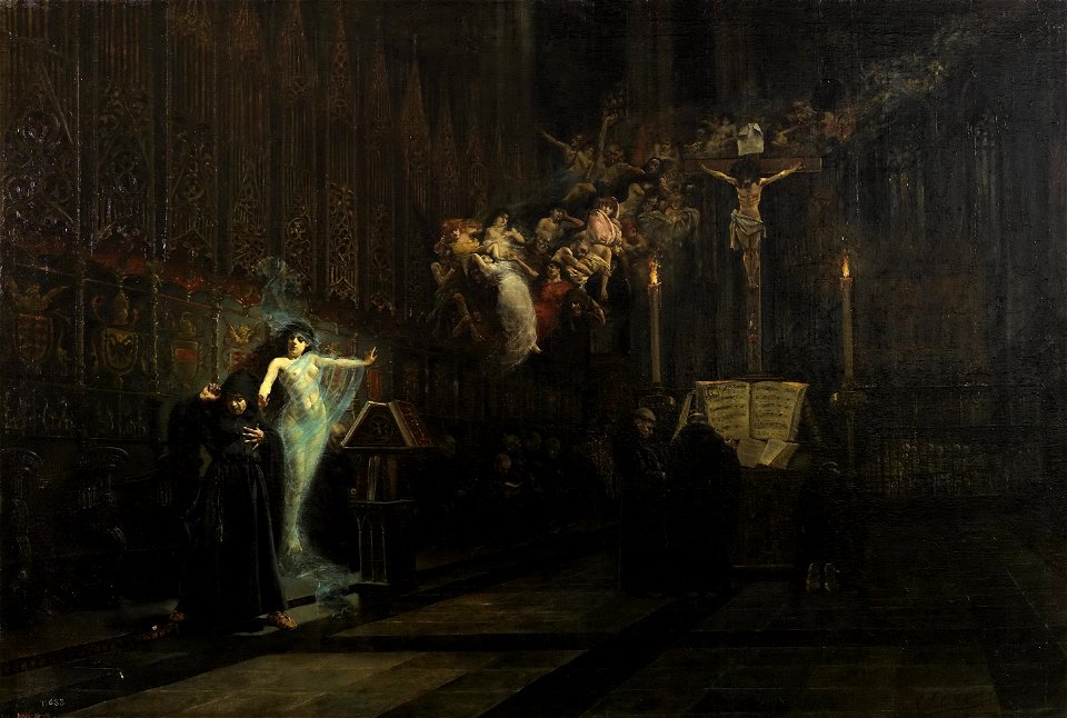 Vicente Nicolau Cotanda - La visión de Fray Martín (1894)