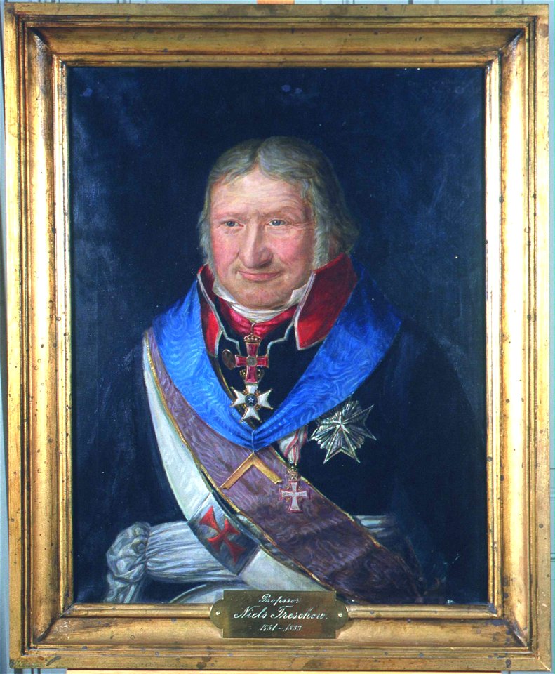 Niels Treschow malt av August Eiebakke - kopi etter original av Jacob Munch - Eidsvoll 1814 -EM.00681