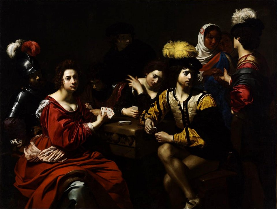 Nicolas Régnier - Cardsharps and Fortune Teller - WGA19040