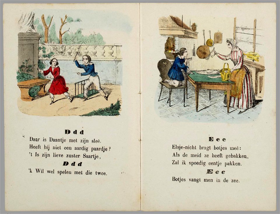 Nieuw AB boek naar een oud rijmpje en op een aardig wijsje (1856) - PPN 851964206 - Image 5