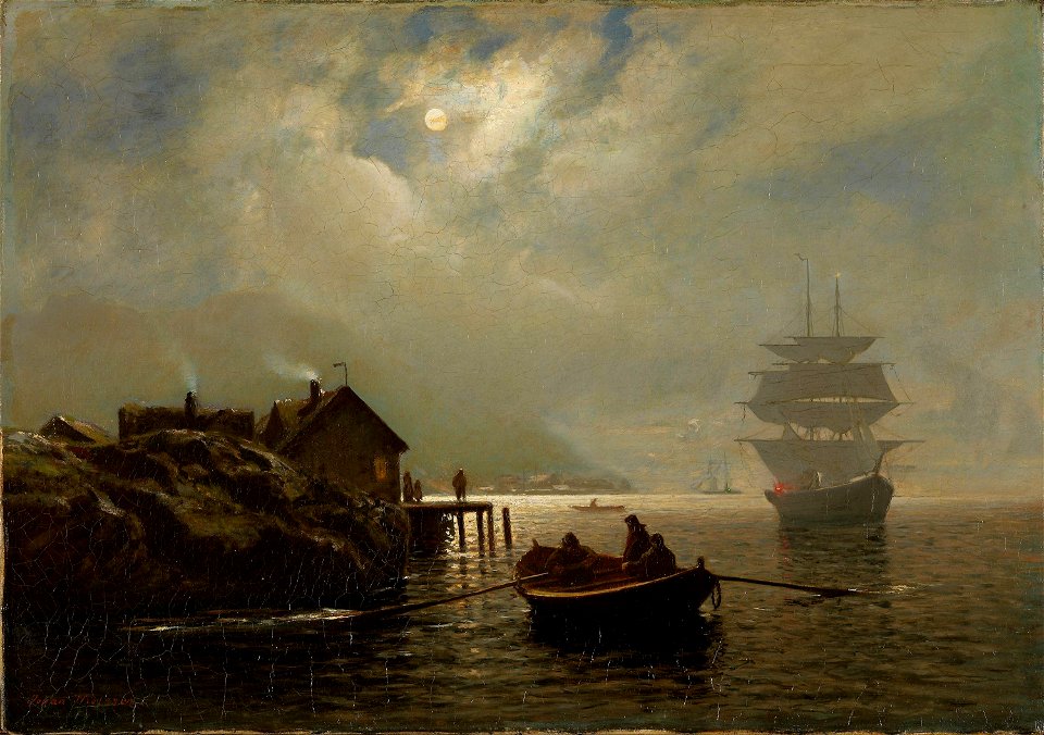 Johan Nielssen - Moonlight - NG.M.00650 - National Museum of Art, Architecture and Design