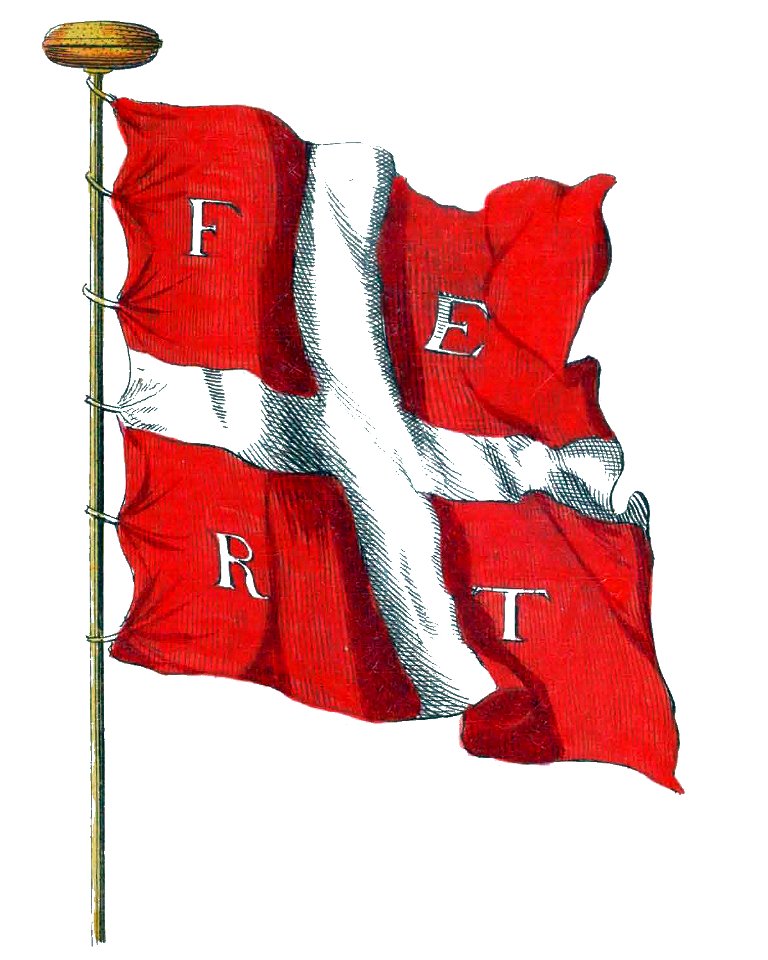 Nieuwe Hollandse scheeps-bouw 1695, Plate 47 (Savoyer vlag)