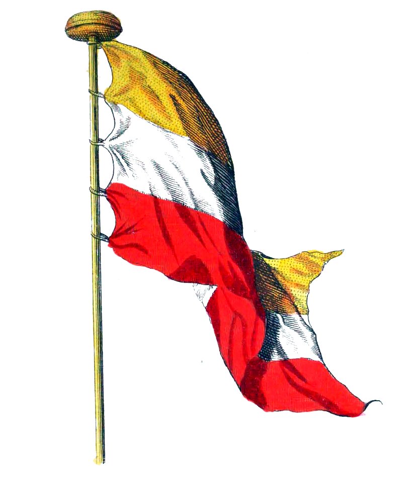 Nieuwe Hollandse scheeps-bouw 1695, Plate 23 (Vlag van Middelburg)