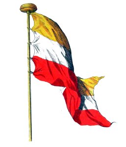 Nieuwe Hollandse scheeps-bouw 1695, Plate 23 (Vlag van Middelburg)