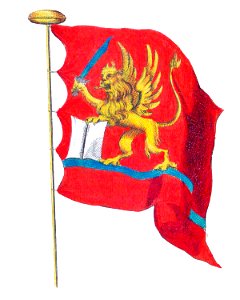 Nieuwe Hollandse scheeps-bouw 1695, Plate 41 (Venetiaanse vlag)