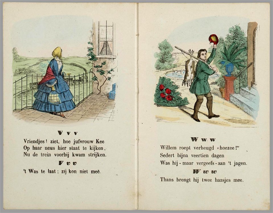 Nieuw AB boek naar een oud rijmpje en op een aardig wijsje (1856) - PPN 851964206 - Image 14