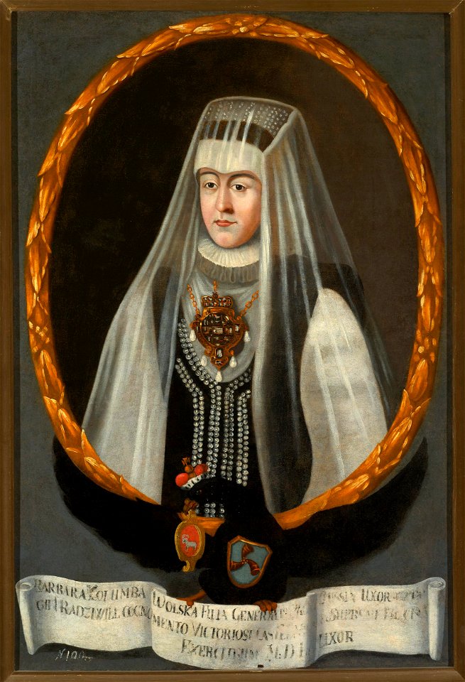 Nieznany malarz polski - Portrait of Barbara Radziwiłł née Koła Wolska (^–1550), mother of queen Barbara Radziwiłł - MP 4422 MNW - National Museum in Warsaw