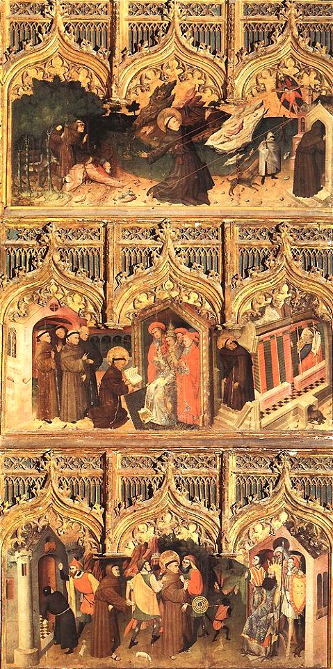 Nicolás Francés - Scenes from the Life of St Francis - WGA08089
