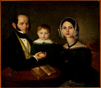 Nieznany malarz polski - Family portrait - MP 2852 MNW - National Museum in Warsaw