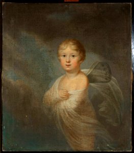 Nieznany malarz polski - Portrait of a child as a cupid - 189074 - National Museum in Warsaw