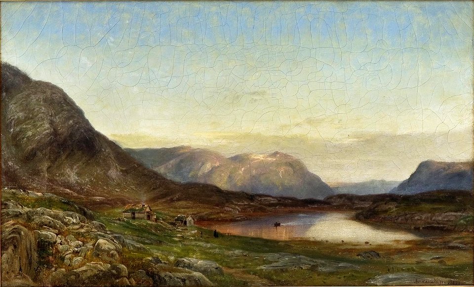 Amaldus Nielsen - Aften ved Stavenes (1876)