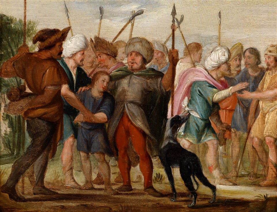 Adriaen van Nieulandt (attr) Joseph sold by his brothers