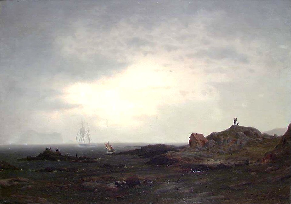 Amaldus Nielsen - Coastal Landscape - NG.M.00518 - National Museum of Art, Architecture and Design