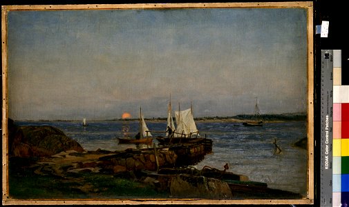 Amaldus Nielsen - Sommernatt, Hvaler - AN.M.00240 - Munch Museum