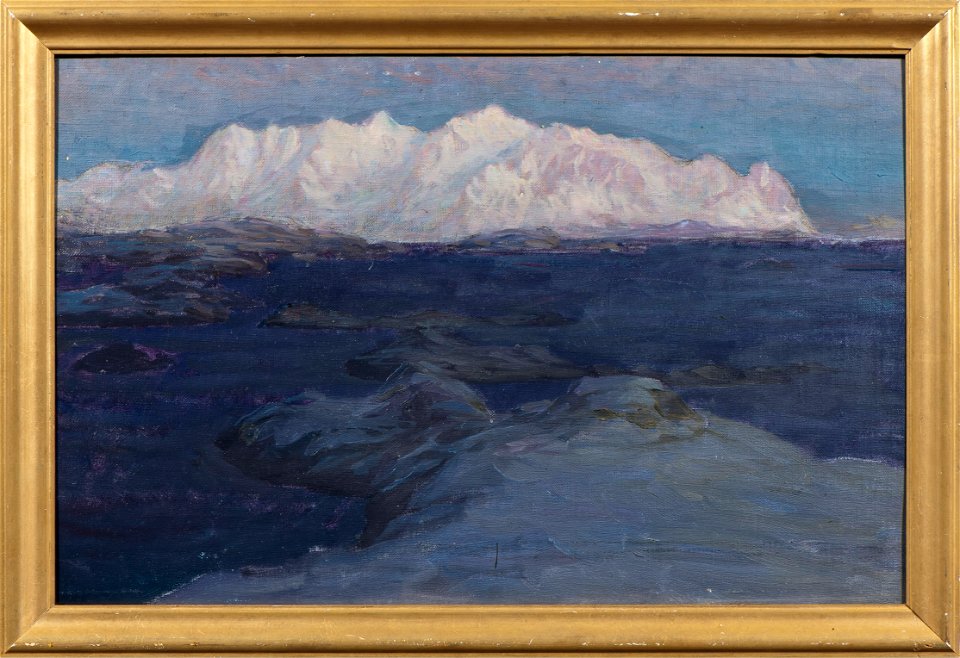 Night over Store Molla. Study from Lofoten (Anna Boberg) - Nationalmuseum - 20450