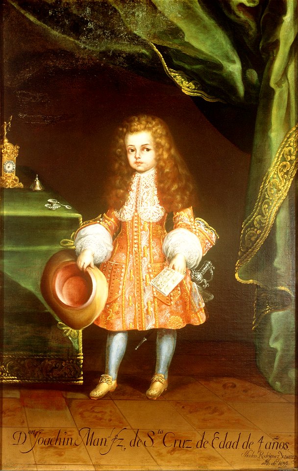 Nicolás Rodríguez Juárez - Portrait of the Child, Joaquín Manuel Fernández de Santa Cruz - Google Art Project