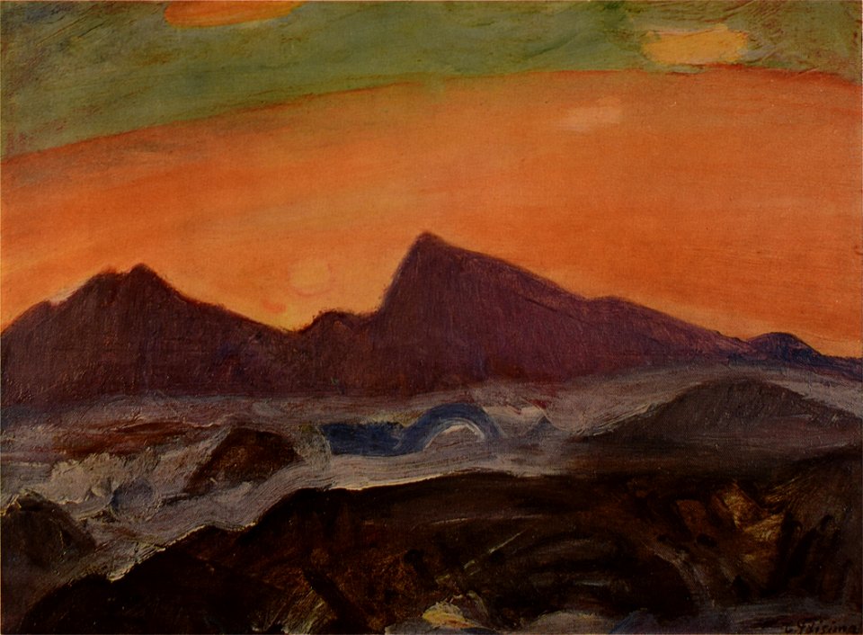 Niitakayama by Fujishima Takeji