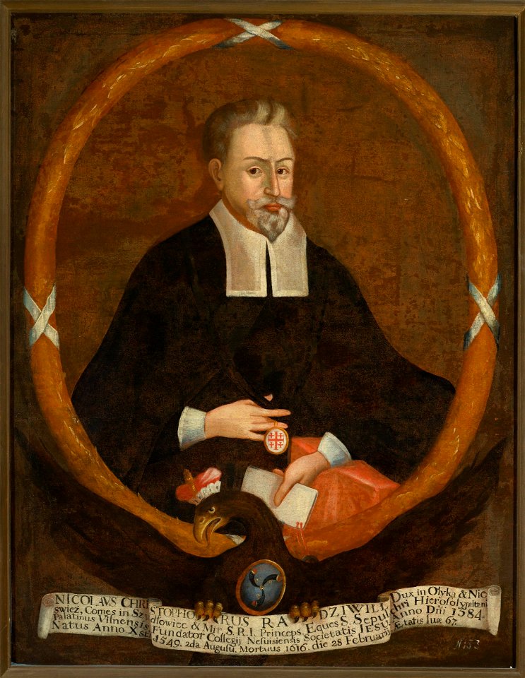 Nieznany malarz polski - Portrait of Mikołaj VIII Krzysztof Radziwiłł “Sierotka” (Oprhan) (1549–1616) - MP 4488 - National Museum in Warsaw