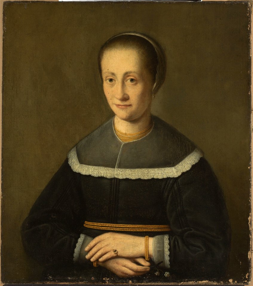 Nieznany malarz holenderski - Portrait of a young woman - M.Ob.2510 - National Museum in Warsaw