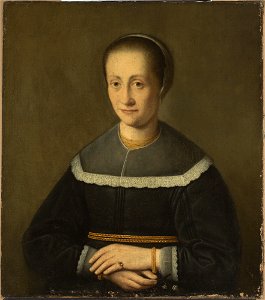 Nieznany malarz holenderski - Portrait of a young woman - M.Ob.2510 - National Museum in Warsaw