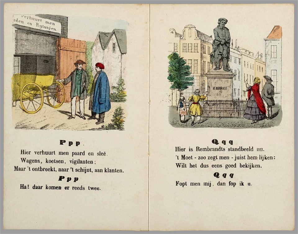 Nieuw AB boek naar een oud rijmpje en op een aardig wijsje (1856) - PPN 851964206 - Image 11