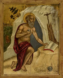 Nieznany malarz włoski - Saint Jerome in the desert - M.Ob.539 - National Museum in Warsaw