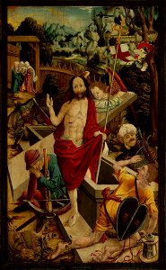 Nieznany malarz południowoniemiecki - Resurrection of Christ - 186540 MNW - National Museum in Warsaw