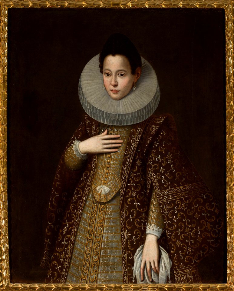 Nieznany malarz hiszpański - Portrait of a woman in a 16th-century costume - 162017 - National Museum in Warsaw