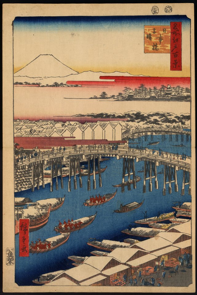Nihonbashi yukibare LCCN2009631885