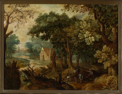 Nieznany malarz flamandzki - Forest landscape - M.Ob.2413 MNW - National Museum in Warsaw