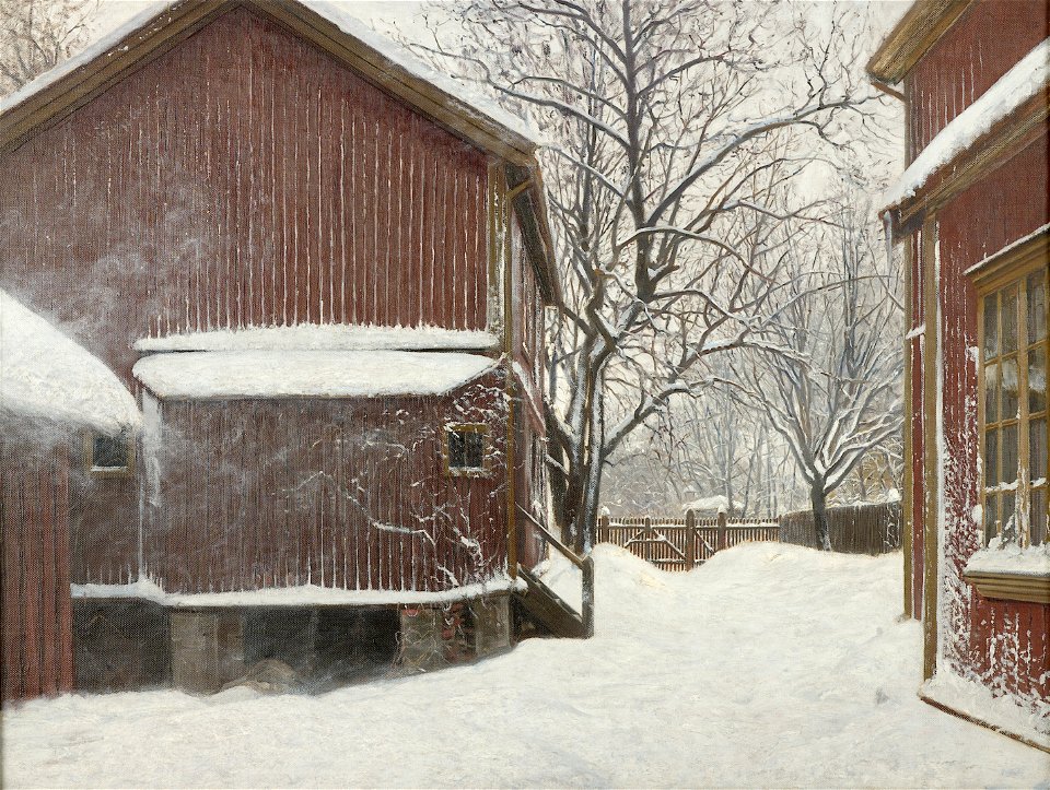 Amaldus Nielsen - Snefokk i Majorstuveien 8 - AN.M.00286 - Munch Museum (cropped-2)
