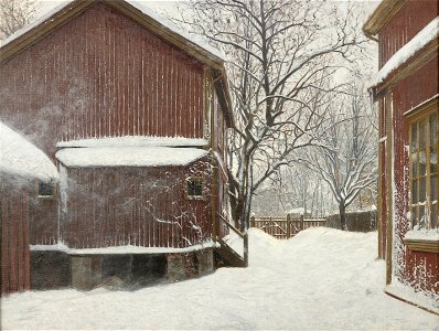 Amaldus Nielsen - Snefokk i Majorstuveien 8 - AN.M.00286 - Munch Museum (cropped-2)
