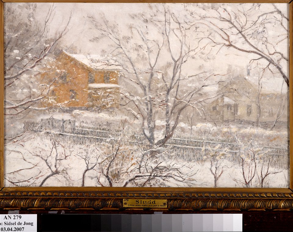Amaldus Nielsen - Sludd. Fra ateliervinduet - AN.M.00279 - Munch Museum