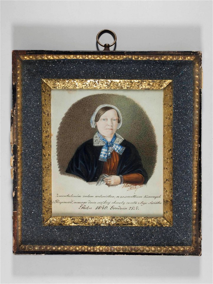 Nieznany - Portret starszej kobiety