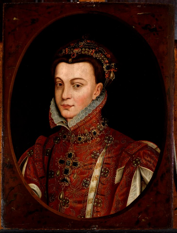Nieznany malarz polski - Portrait of Elisabeth of Valois (1545–1568), queen of Spain - MP 5270 - National Museum in Warsaw