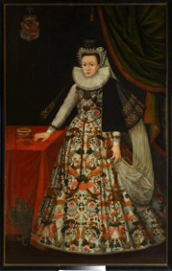 Nieznany malarz polski - Portrait of Katarzyna Ostrogska née Lubomirska (after 1580–ca. 1611) - 157500 - National Museum in Warsaw