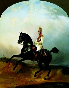 Nikolai Sverchkov - Equestrian Portrait