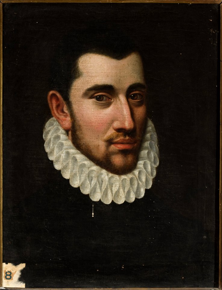 Nieznany malarz flamandzki - Portrait of a man in a frill - M.Ob.746 - National Museum in Warsaw