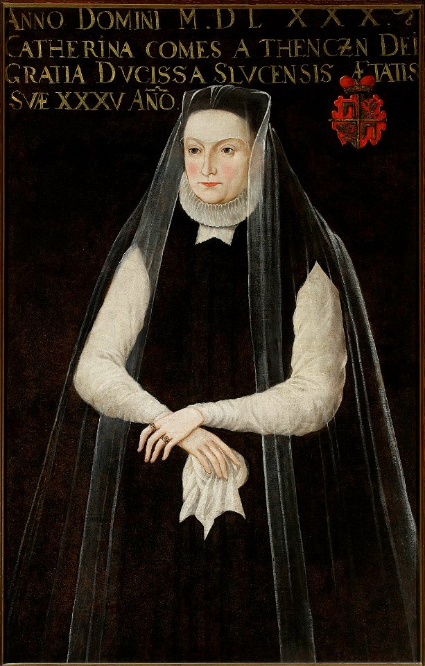 Nieznany malarz polski - Portrait of Katarzyna née Tęczyńska (ca. 1544–1592), 1. v. Słucka, 2. v. Radziwiłł - 128854 - National Museum in Warsaw