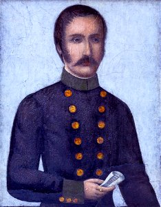 Nikola-Obrazopisov-selfportrait-1860-1871. Free illustration for personal and commercial use.