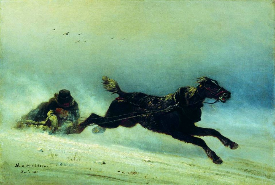Nikolai Sverchkov - Running Away from Wolves