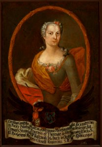 Nieznany malarz polski - Portrait of Karolina Radziwiłł née Pociej (1732–1776) - MP 4479 MNW - National Museum in Warsaw