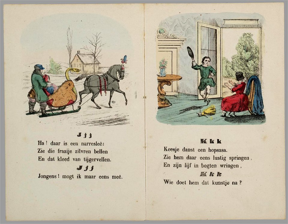 Nieuw AB boek naar een oud rijmpje en op een aardig wijsje (1856) - PPN 851964206 - Image 8