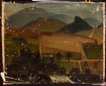 Nieznany malarz polski - View of Krzeszów - MP 3349 MNW - National Museum in Warsaw