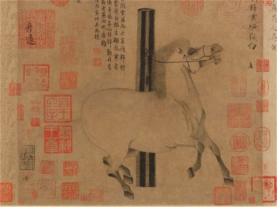Night Shining White 唐 韓幹 照夜白圖 卷