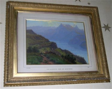 Niklaus Pfyffer (1836-1908) - View of Lake Lucerne - RCIN 407876 - Royal Collection