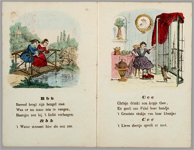 Nieuw AB boek naar een oud rijmpje en op een aardig wijsje (1856) - PPN 851964206 - Image 4