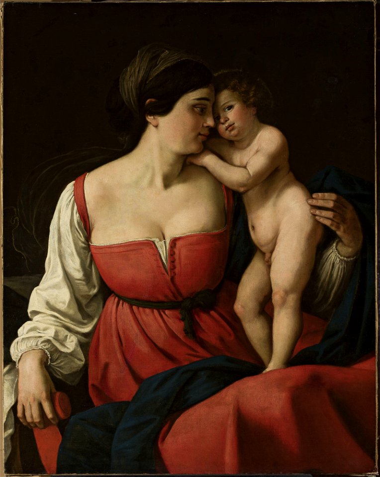 Nieznany malarz włoski - Madonna with Child Jesus - M.Ob.1605 - National Museum in Warsaw