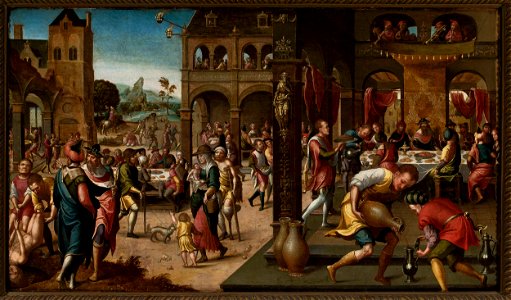 Nieznany malarz niderlandzki - Parable of the great banquet - M.Ob.2439 MNW - National Museum in Warsaw